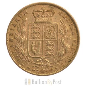 Sovereign - Victoria, Young Head Shield Back - Picture 1 of 2