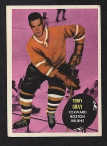 1961 Topps #16 Terry Gray Vintage Boston Bruins NHL Hockey 1961-62 - Bild 1 von 2