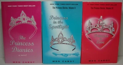 THE PRINCESS DIARIES TRILOGY LOT OF 3 BOOKS MEG CABOT Foto 1 de 4