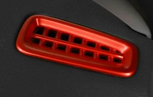 Red Inner Side A/C Air Outlet Decorate Cover Trim For 2022-2023 Honda Civic 2P - Picture 1 of 2