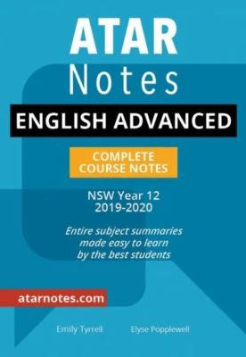 HSC Notes: Year 12 English Advanced Complete Course Notes (2019-2020) - Image 1 of 4