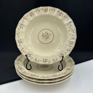 (4)Studio Nova Country English Styled by Mikasa Aristocrat 8 7/8” Rim Soup Bowls - Picture 1 of 20