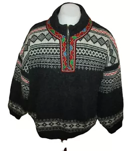 KNITWEAR OF NATURE STRICK NORWEGER PULLOVER + WINDSTOPPER HERREN GR XL 65CM! - Bild 1 von 5