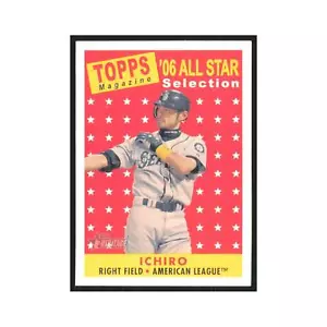 Ichiro Suzuki 2007 Topps Heritage #489 Seattle Mariners Baseballkarte fast neuwertig - Bild 1 von 3