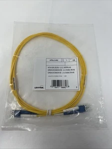 Leviton UPDLC-S02, 2 Meter, OFNR Duplex LC-LC Fiber Patch Cord Singlemode (OS2) - Picture 1 of 6