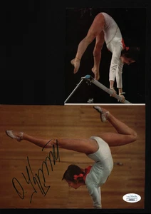 Medallista de Oro Olga Korbut Firmado Autógrafo Revista Corte Certificado JSA - Imagen 1 de 2