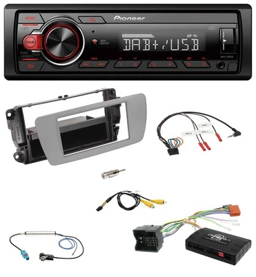 Pioneer MP3 1DIN DAB USB Lenkrad Autoradio für Seat Ibiza 2008-2015 dublingrau - Bild 1 von 4
