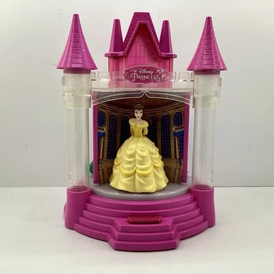 2018 Disney Princess Musical Carousel Palace Belle, Cinderella, Ariel WORKS - Image 1 of 4