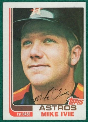 Mike Ivie - 1982 Topps #734 - Houston Astros Baseball Card - Image 1 of 2