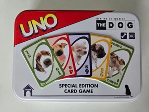 Artist The Dog UNO Special Edition Card Game, Collector Tin Complete - Picture 1 of 15