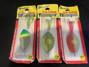 3 - Wordens Bob Toman Thumper Size 13 Spinner USA Made - Picture 1 of 2