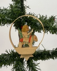 1806/25 Anhänger Baumanhänger Engel geschnitzt Erzgebirge - Picture 1 of 4