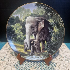 Placa de coleccionista W. L. George "El elefante asiático" de Will Nelson 1989 numerada - Imagen 1 de 11