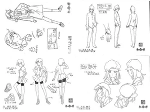 Materiali per ambientazione Bakemonogatari - Foto 1 di 2