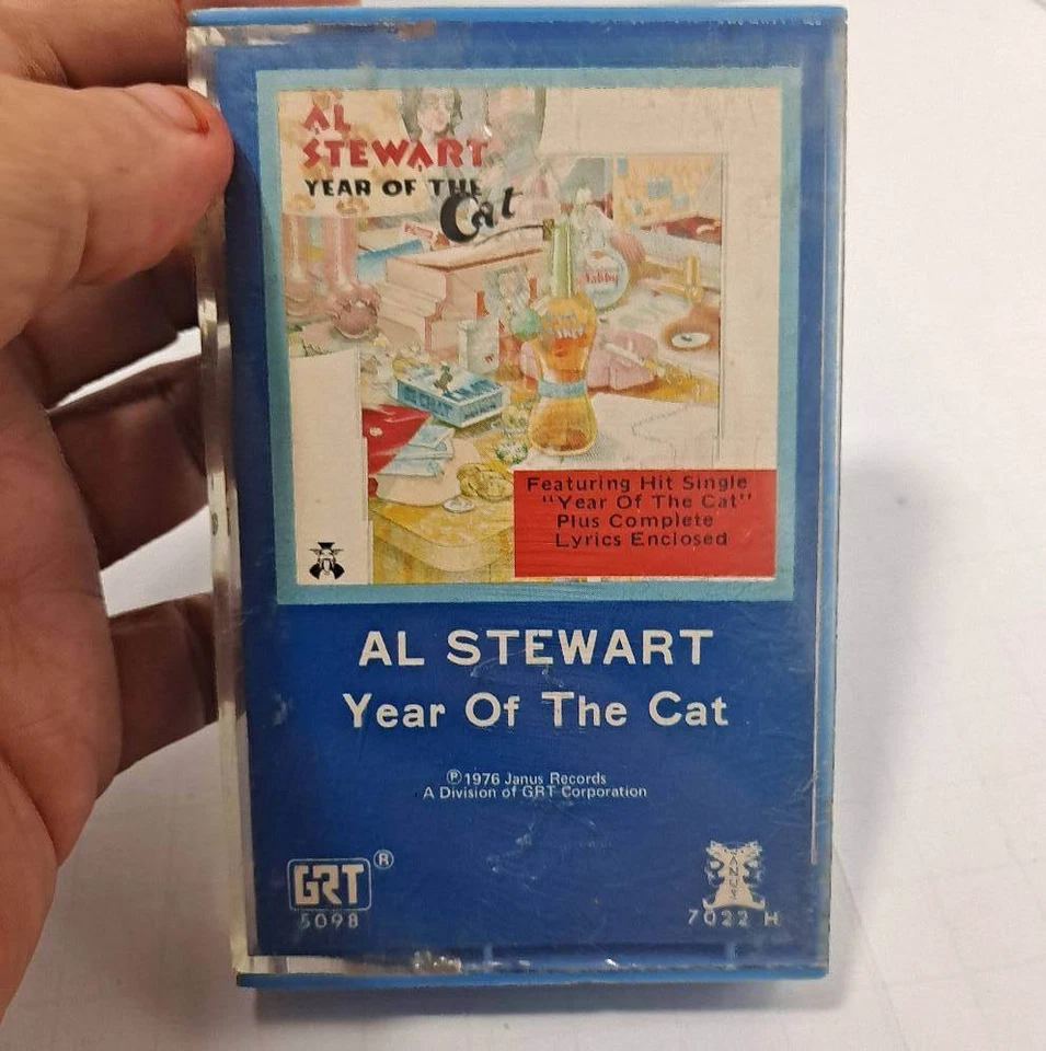 Al Stewart Year Of The Cat Cassette 1976 GRT Records blue tape Foto 1 de 2