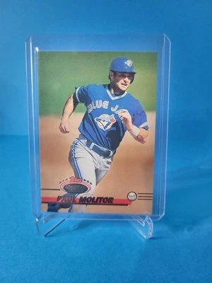 1993 Topps Stadium Club Baseball Paul Molitor #627 Toronto Blue Jays  - Image 1 of 3