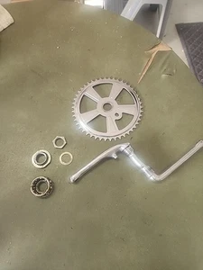 1977 SCHWINN STINGRAY RÜCKTRITTBREMSE ETC KURBELLAGER UND RITZEL SCHÖN L$$K - Bild 1 von 24