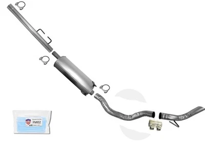 Sistema de tubo de escape silenciador para Ram 1500 120" distancia entre ejes solo 3,7 L 4,7 L 09-2013 Foto 1 de 4