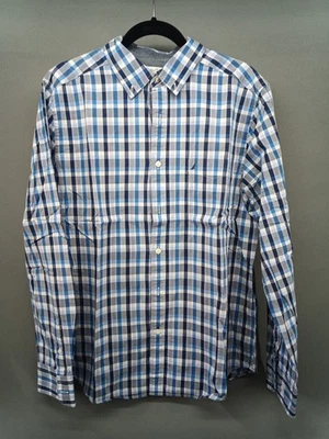 Nautica Men’s Large Classic Fit Oxford Collar Long Sleeve Button Down Shirt - Image 1 of 4