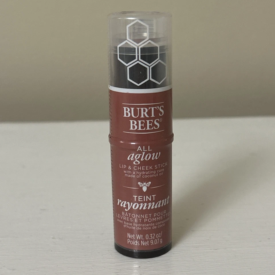 Burt's Bees All Aglow Lip & Cheek Stick  #1250 100% Natural - Image 1 of 2