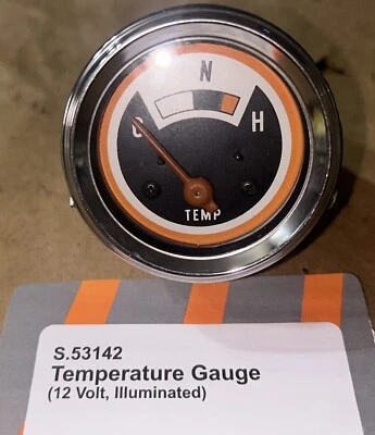 OLIVER TRACTOR TEMPERATURE GAUGE 1555 1650 1655 1755 1855 1955 Sparex S.53142 - Image 1 of 4