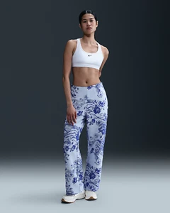 NIKE Women's Sportswear Collection Jacquard Track Pants NWT White / Royal MEDIUM - Picture 1 of 7