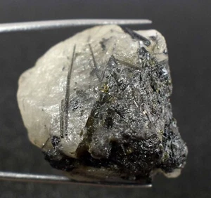 Natural Black Rutile Quartz 69.10 Ct Raw Gemstone Healing Rough Birthday Gift - Picture 1 of 9