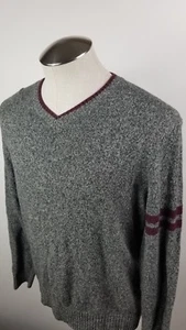 Tommy Hilfiger Men's Medium V-Neck Lambswool Sweater  - Picture 1 of 9