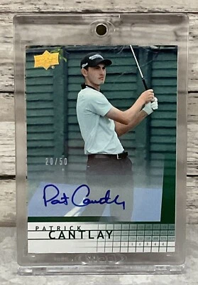 2014 UPPER DECK RETRO SP GAME USED PATRICK CANTLAY SPECTRUM AUTO #ED 20/50 # R35 - Image 1 of 2