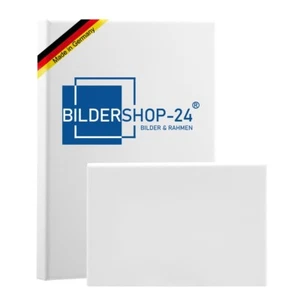 Leinwand auf Keilrahmen 39mm Galerie bespannt unbedruckt Malen Künstler Weiß - Bild 1 von 7