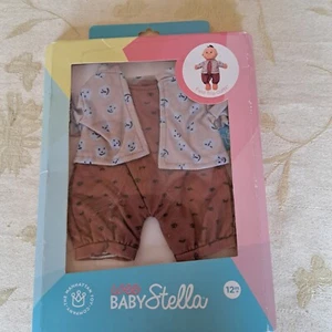 NIP Rare Manhattan Toy Company WEE BABY STELLA Field Trip Outfit #157260CM - Picture 1 of 3