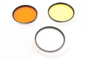 **Exc+++++** Kenko Filter 3 Sets (UV,ORANGE,YELLOW) From Japan 1909679 - Picture 1 of 7