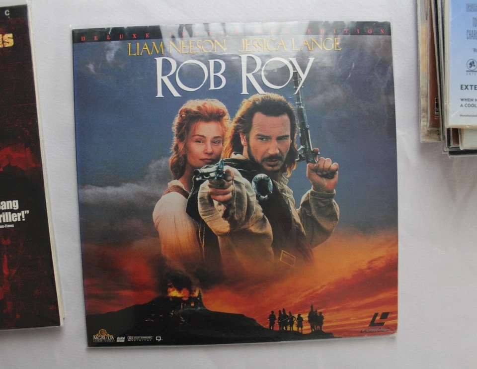 ROB ROY laserdisc LD DELUXE LETTERBOX LIAM NEESON 2 DISC *BUY MORE AND SAVE* - Image 1 of 4