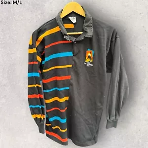 AUSTRALIAN OPEN 1995 VINTAGE LONG SLEEVE TENNIS PEERLESS POLO SHIRT Size Large - Picture 1 of 4