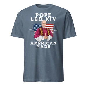 Pope Leo XIV Shirt First American Pope Leo Shirt Chicago Pope T-Shirt Size S-3XL - Picture 1 of 17