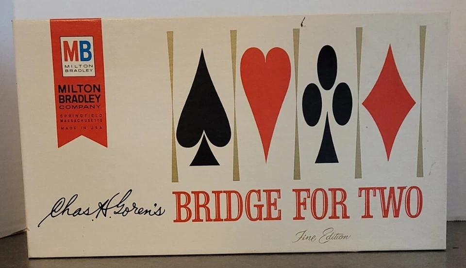 "Bridge For Two" Milton Bradley Fine Edition Goren's Vintage 1964 Complete  - Image 1 of 4