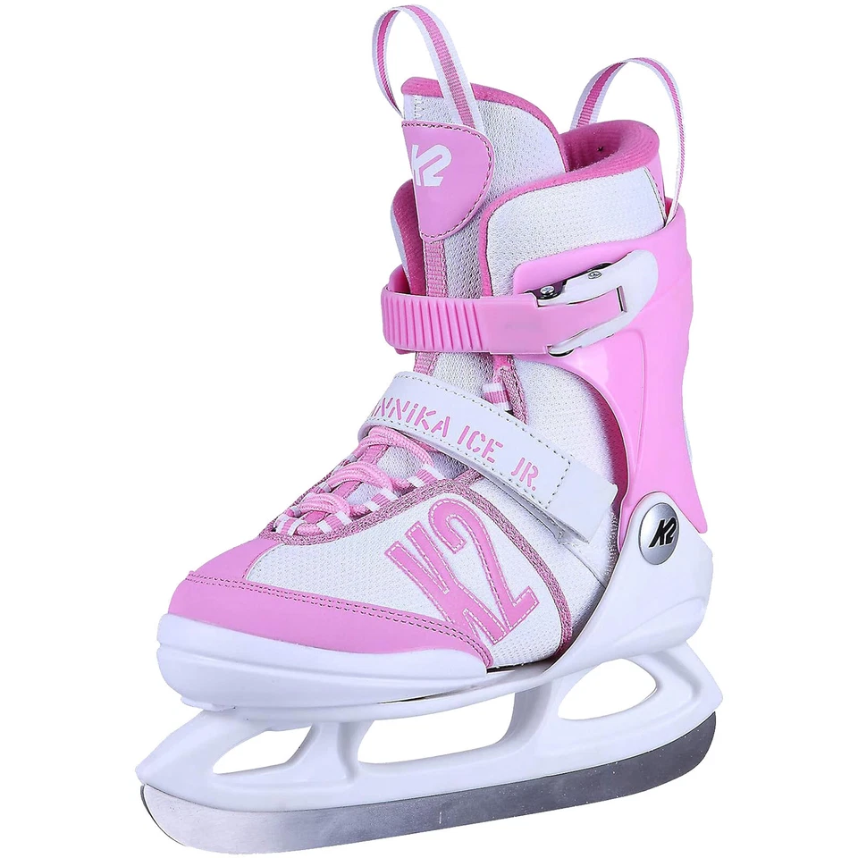 K2 Annika Ice-Skates Kinder-Schlittschuhe Mädchen Eislaufschuhe Weiß/Rosa NEU