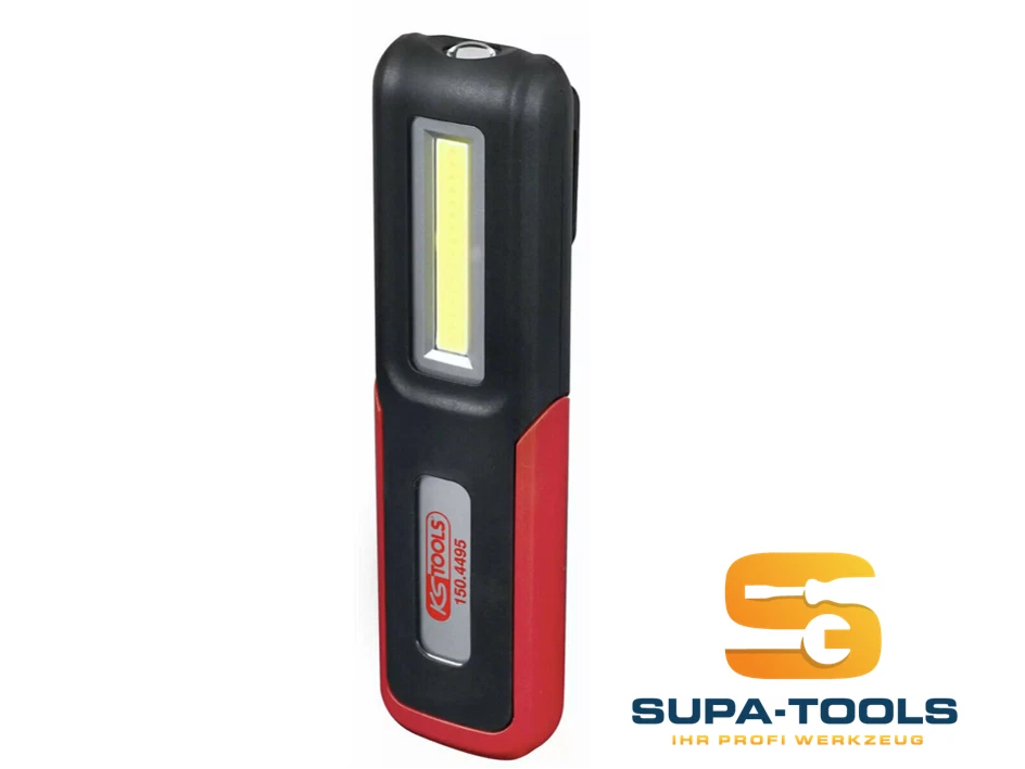 KS-TOOLS Akku Werkstatt-Handlampe knickbar LED Leuchte, Taschenlampe, Stablampe - Bild 1 von 3