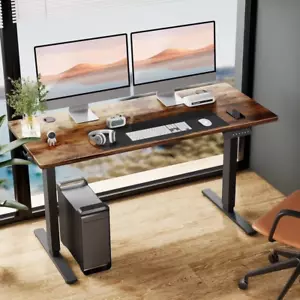Höhenverstellbarer Schreibtisch Elektrisch Verstellbarer Computertisch -120x60cm - Bild 1 von 23