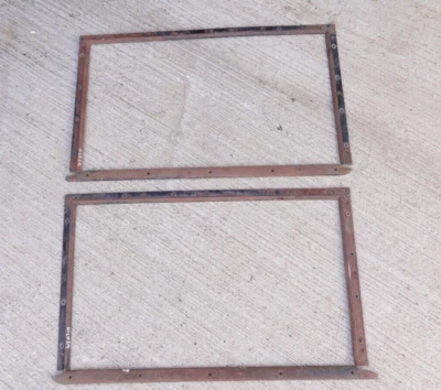 Ford Tudor 1926 1927 Modelo T Cuarto Ventana Decoración Molduras Par Original Sedán Foto 1 de 4