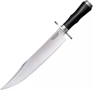 Cold Steel Natchez Stainless Blade Black G10 Handle Bowie Knife - 39LMB4 - Picture 1 of 1