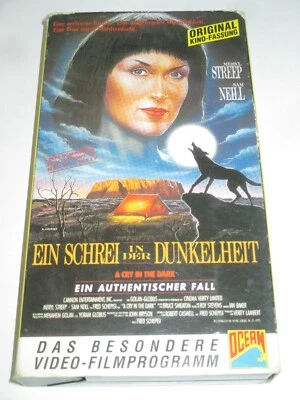 Pappe - Ocean - Ein Schrei in der Dunkelheit - VHS/Drama/Sam Neill/Meryl Streep - Bild 1 von 2