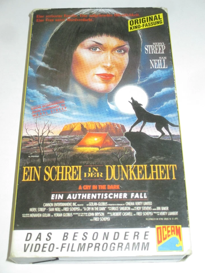 Pappe - Ocean - Ein Schrei in der Dunkelheit - VHS/Drama/Sam Neill/Meryl Streep - Bild 1 von 2