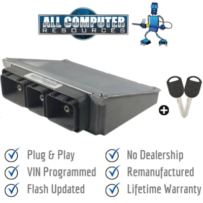 2002 Ford Explorer 4.0L Engine Computer Programmed w/ Keys 1L2A-12A650-AFA - Image 1 of 4