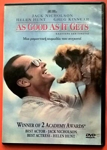 As Good as It Gets DVD Region 2 Jack Nicholson Helen Hunt Kinnear Gooding Jr. - Picture 1 of 3