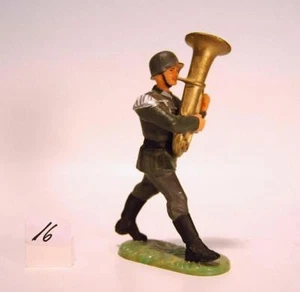 Elastolin 10163 Wehrmacht 7 cm soldado en marcha con bajo grande #16 - Imagen 1 de 1
