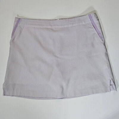 Lady Hagen Golf Skirt Womens Size 14 Purple Seersucker Tennis Pickleball Preppy - Image 1 of 4