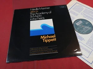 Tippett LITTLE MUSIC / CONCERTO / FANTASIA - Marriner LP Argo ZRG 680 near mint - Picture 1 of 3