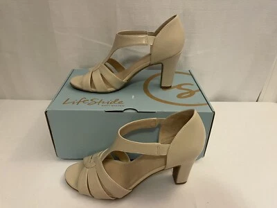 LifeStride Womens Shoes Size 8.5 High Heel Peep Toe Sandals - Image 1 of 4