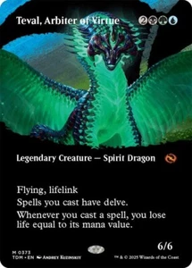 Teval, Arbiter of Virtue (Borderless) Tarkir: Dragonstorm- (Non-Foil)(NM) - Picture 1 of 1